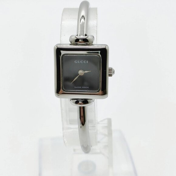 Gucci Watch 1900L 19mm Women's Black X Silver 140-082325 - Picture 1 of 8